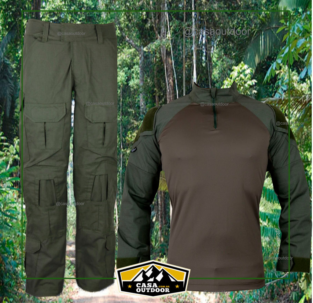 Camuflagem Verde Oliva.