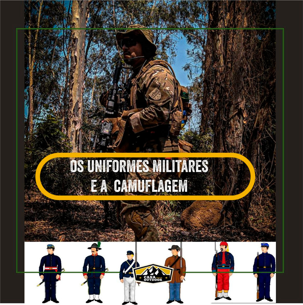 Os uniformes militares e a Camuflagem