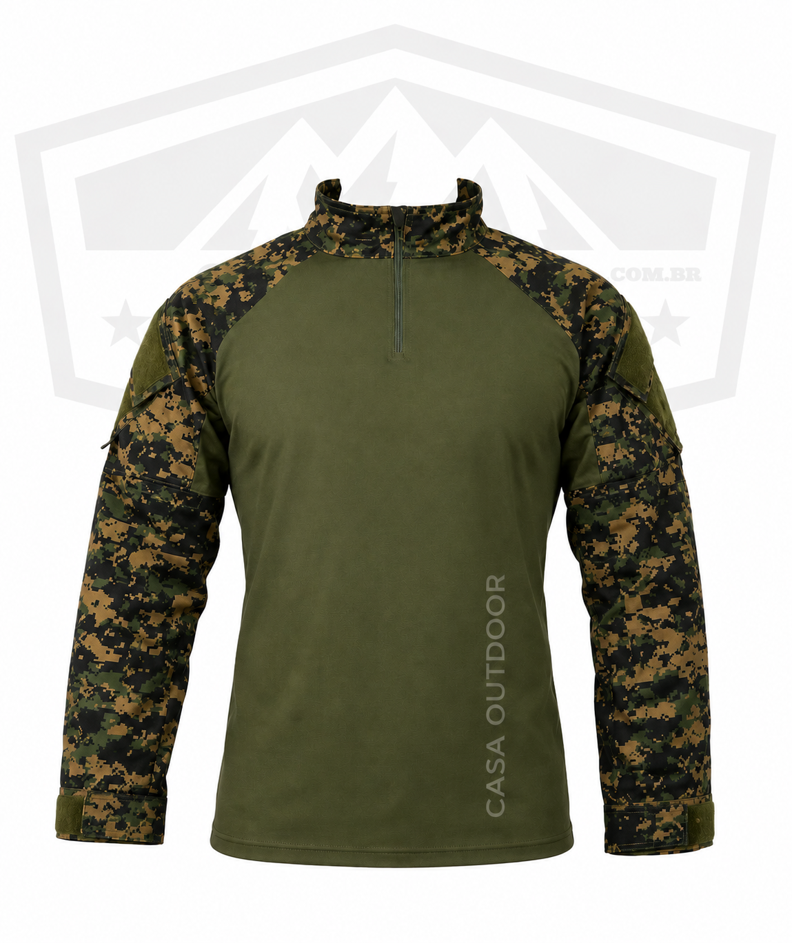 Camisa de Combate Woodland Marpat Digital