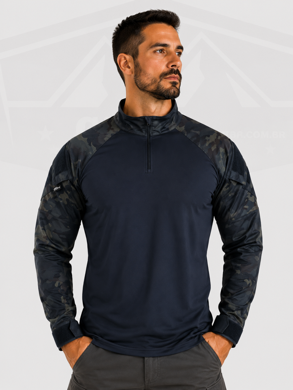 Camisa de Combate Multicam black