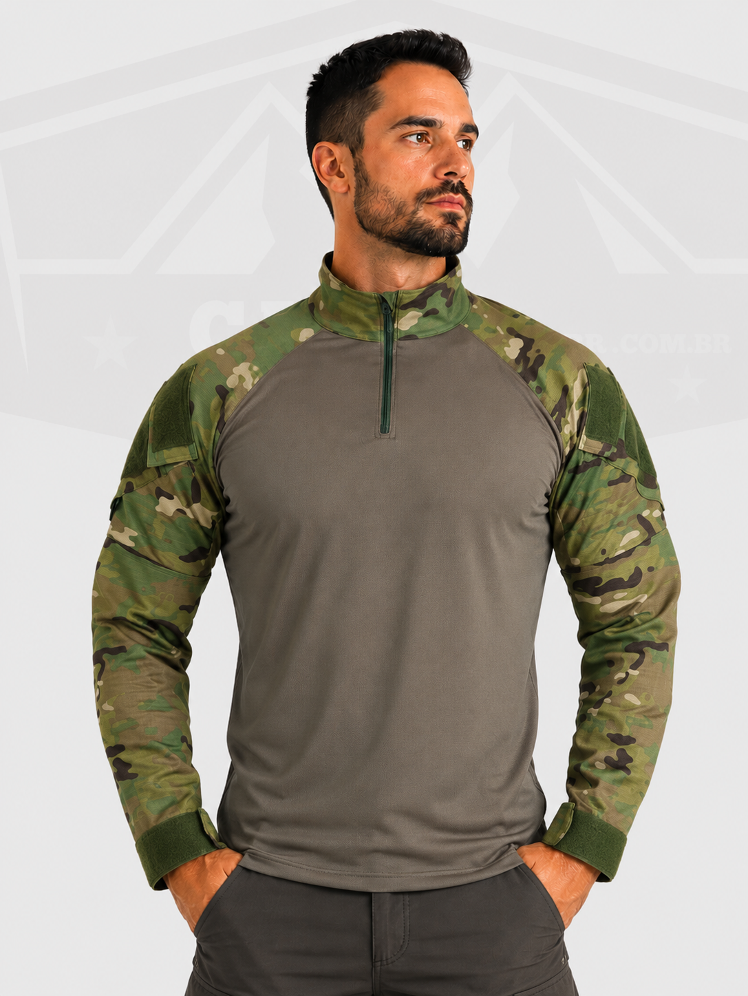 Camisa de Combate Multicam