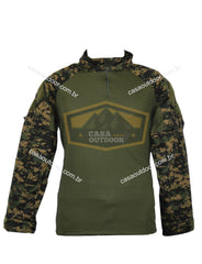 Camisa de Combate Woodland Marpat Digital