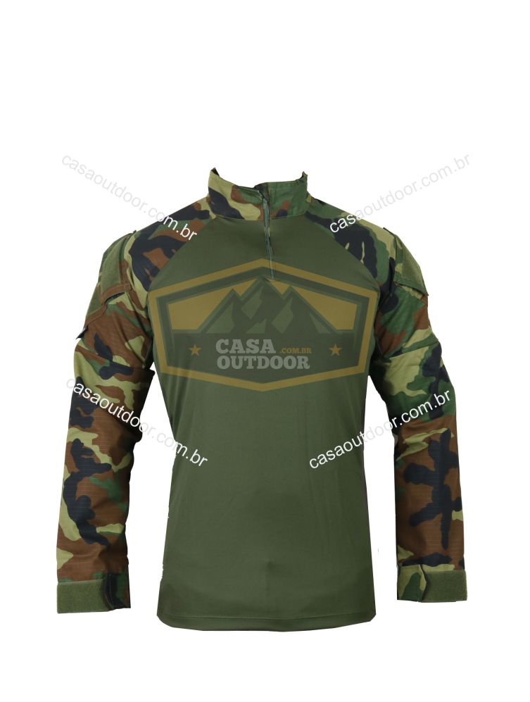 Camisa de Combate Woodland