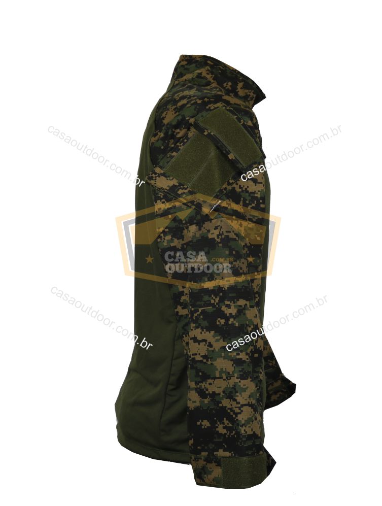 Camisa de Combate Woodland Marpat Digital