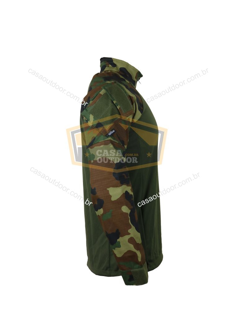 Camisa de Combate Woodland