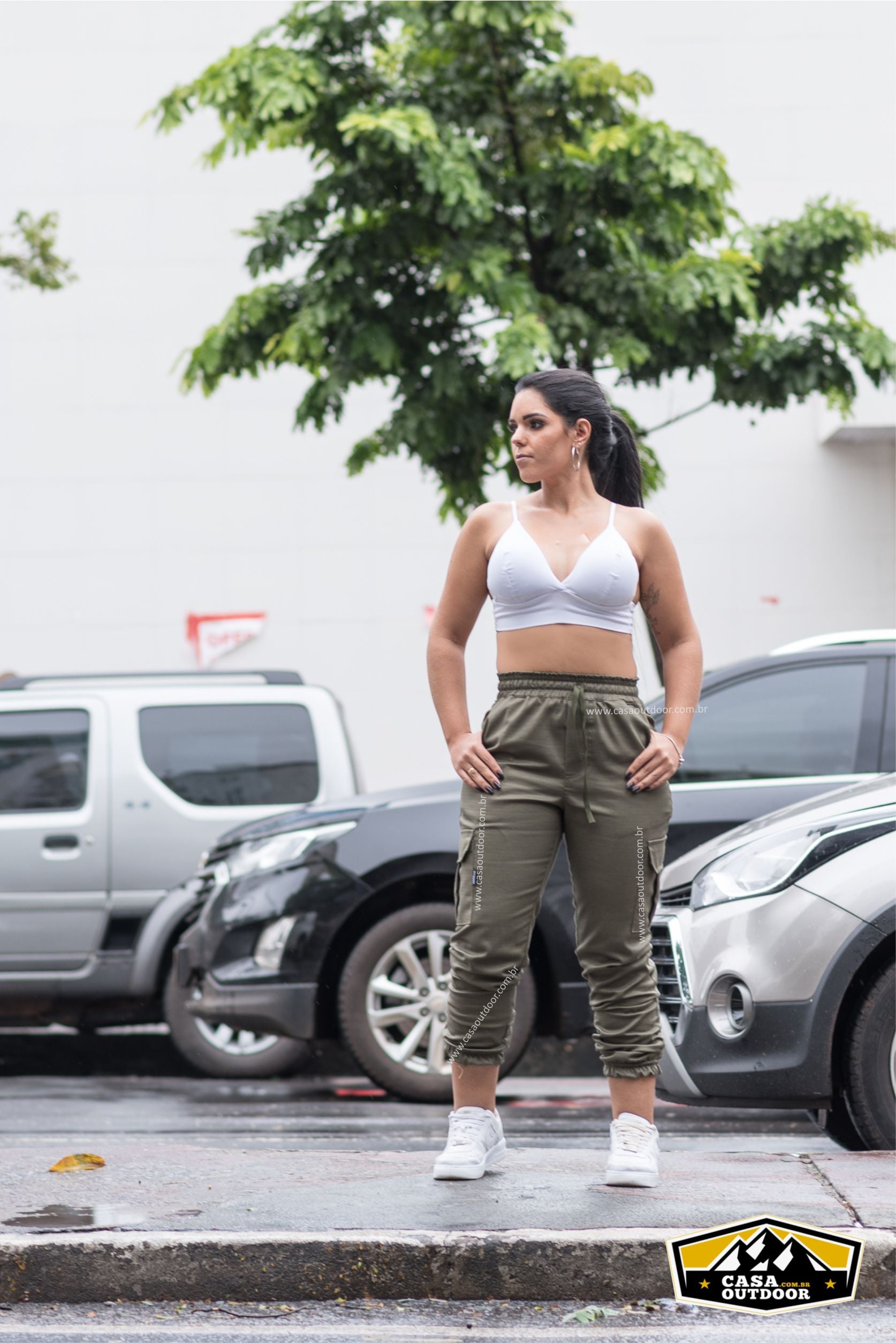 Calça Feminina Verde Oliva