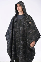 Poncho com capuz