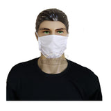 Kit com 10 Máscaras Reutilizáveis Brancas